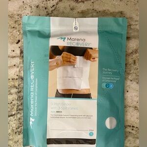Marena Recovery 9-Inch Abdominal Binder AB3S3 | 3-Split Panels | Brand New